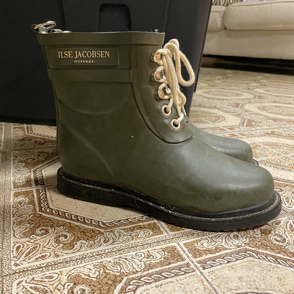 Isle Jacobsen lace up rain boots